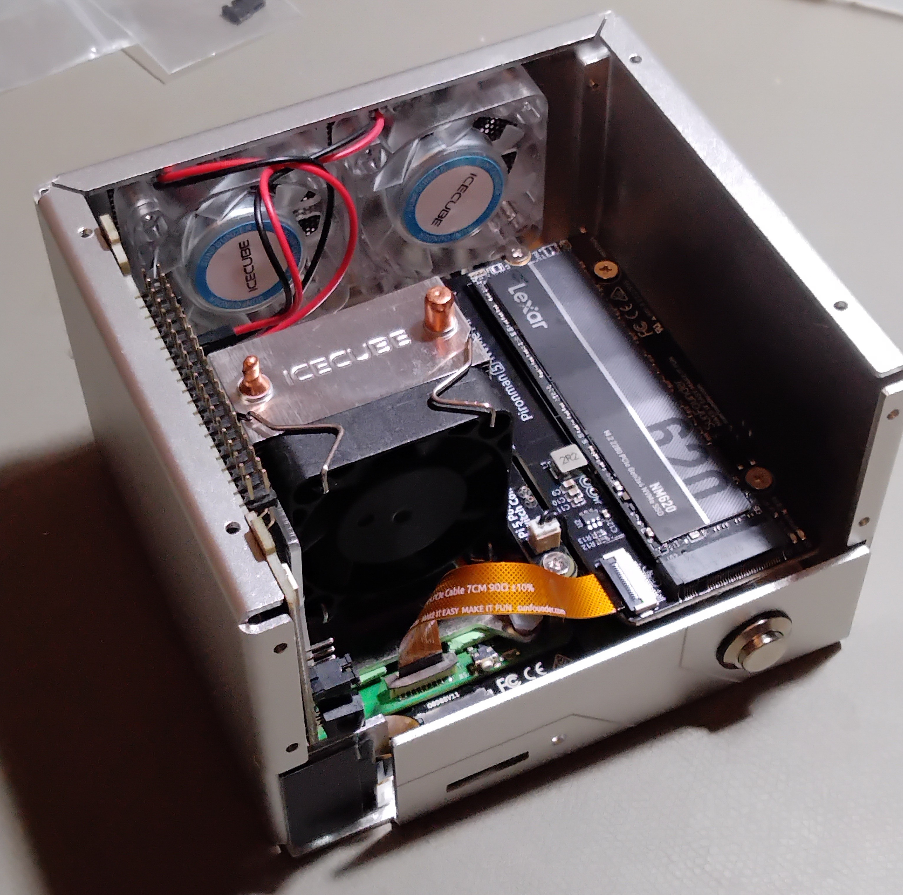 Rest of case, fans, and GPIB extender Rest of case, fans, and GPIB extender